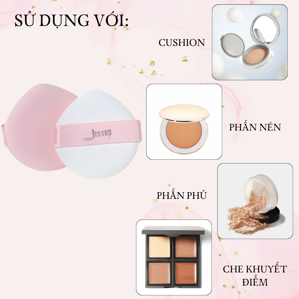 Mút Trang Điểm JESSUP Miracle Complexion Sponge Size S J07
